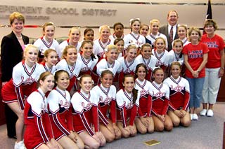 CCISD - CLHS Cheerleaders picture