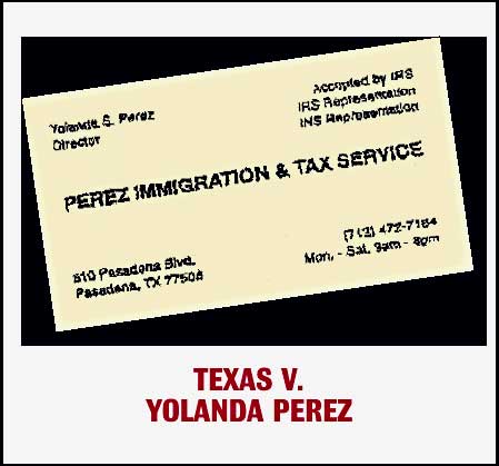 Government: Perez Business Card image